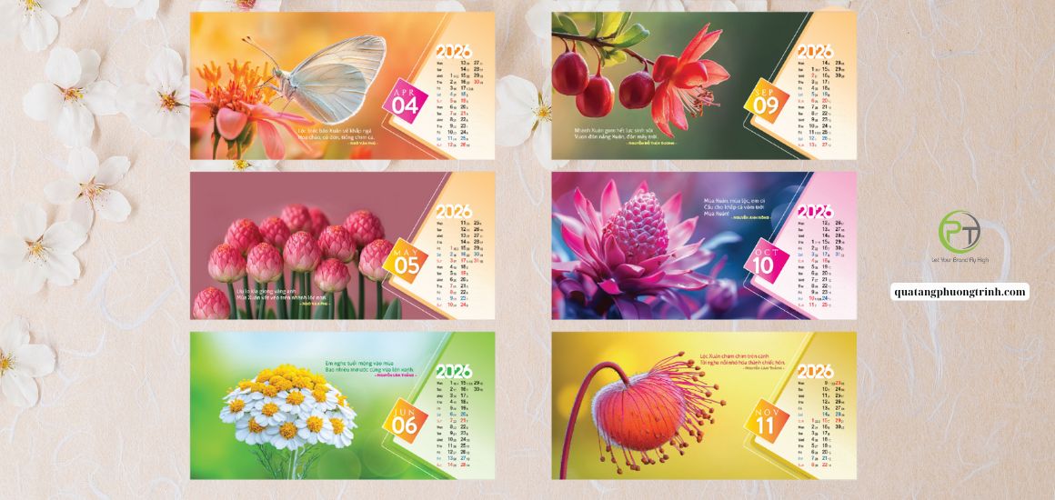 Chọn Lịch Tết Lộc Xuân Hợp Phong Thủy Cho Năm Mới