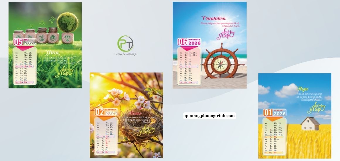 Thiết kế Lịch Tết đậm đà bản sắc Việt