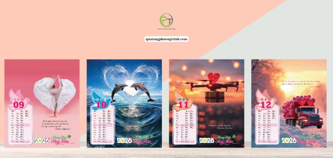 Lịch Tết Quà Tặng – Thay Lời Chúc Tốt Đẹp Đầu Xuân