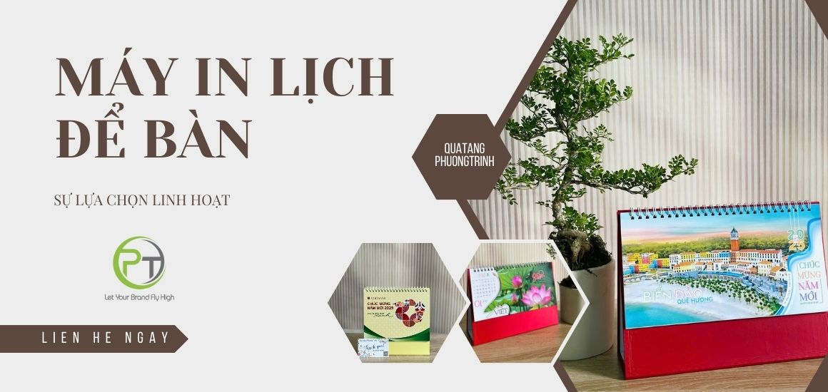 Máy in lịch để bàn - Sự lựa chọn linh hoạt cho doanh nghiệp