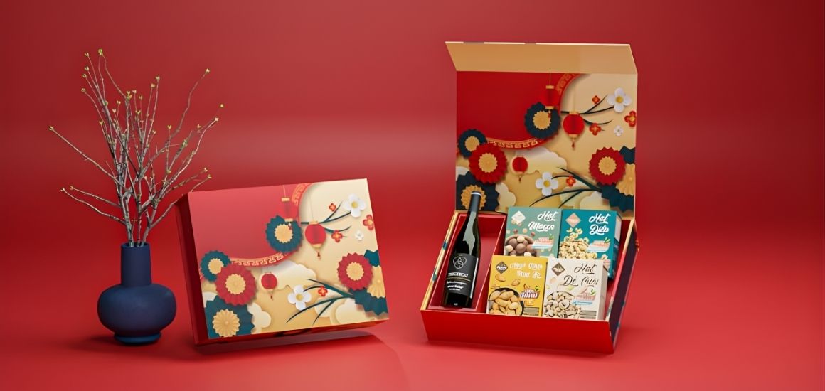 Giỏ quà Tết doanh nghiệp cao cấp tặng đối tác
