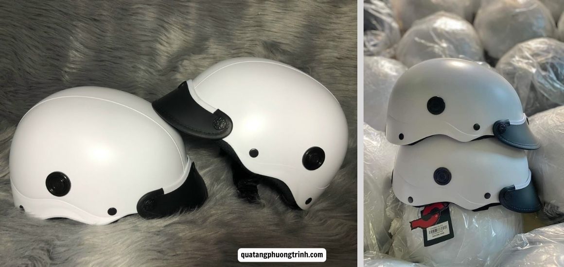 Mũ bảo hiểm in thương hiệu cho quà tặng công đoàn 30/4