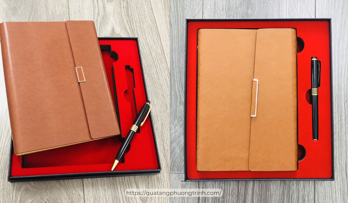 Set quà tặng sổ tay và bút ký thiết kế thanh lịch dành tặng chị gái nhân ngày 20/10