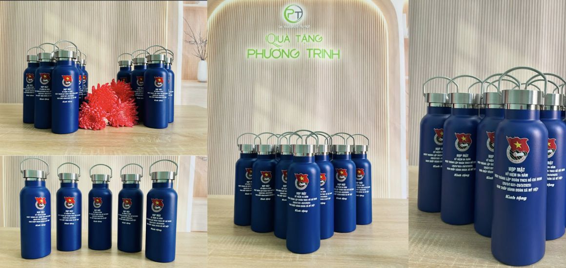 Chọn bình giữ nhiệt quà tặng công đoàn