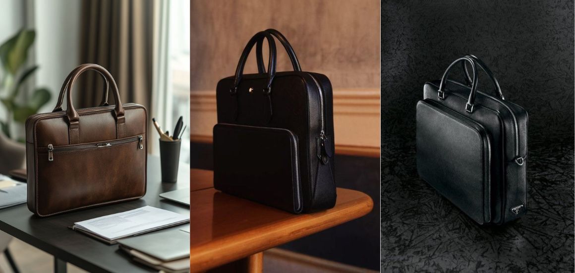 Cặp túi da và balo thanh niên in thông điệp Tôi yêu Tổ quốc tôi