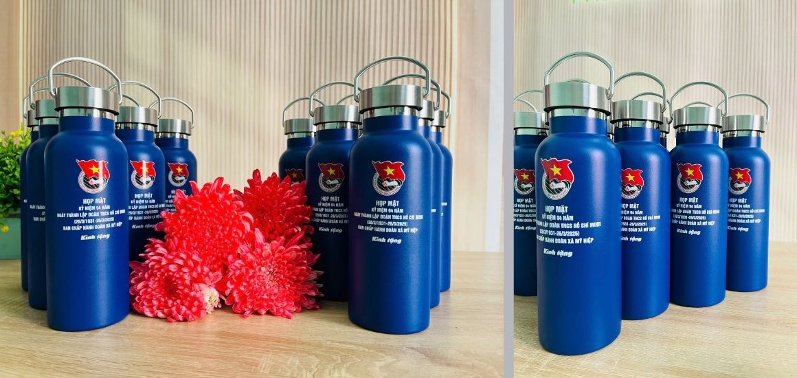 Quà tặng bình giữ nhiệt in logo thiết thực