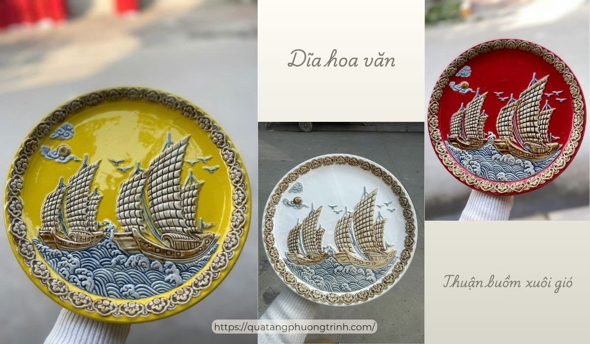 Một sản phẩm quà tặng khai trương nhà hàng "Thuận buồm xuôi gió" mà Quà tặng Phương Trinh đã từng cung cấp