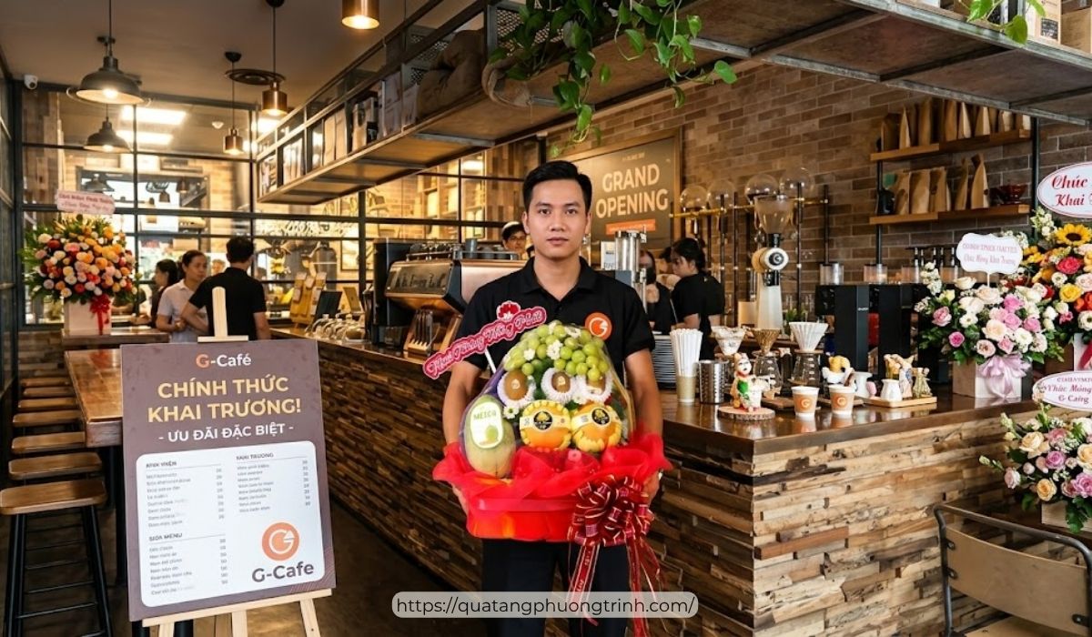 Quà tặng khai trương quán cà phê - vừa chúc mừng vừa hữu ích với quán