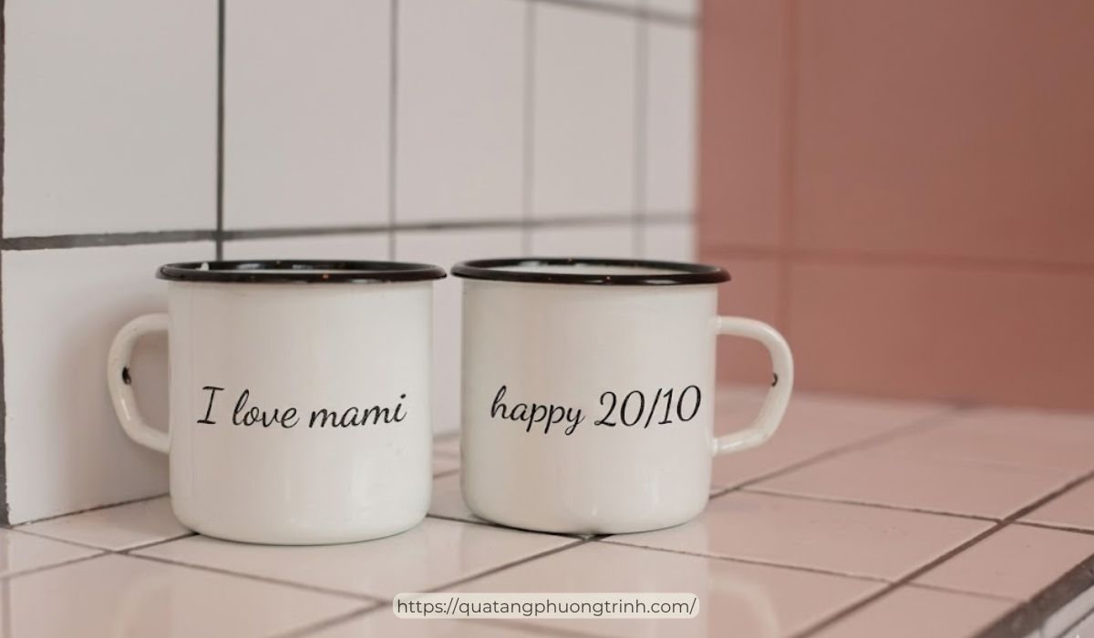 Gợi ý quà tặng mẹ 20/10 thật ngọt ngào với ly sứ in ấn tại Quà tặng Phương Trinh