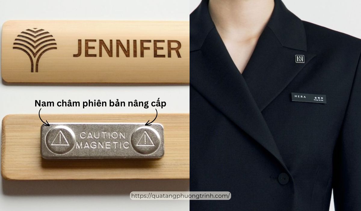 Nam châm cài áo phiên bản mới nâng cấp - cho trải nghiệm dính chắc hơn