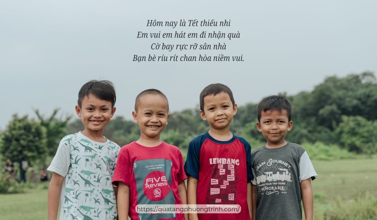 Bài thơ về ngày Quốc tế Thiếu nhi 1/6