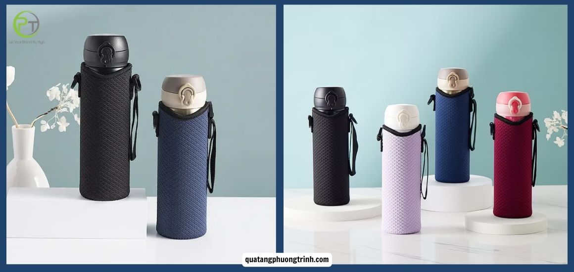 Kiểu túi đựng bình giữ nhiệt có lớp cách nhiệt