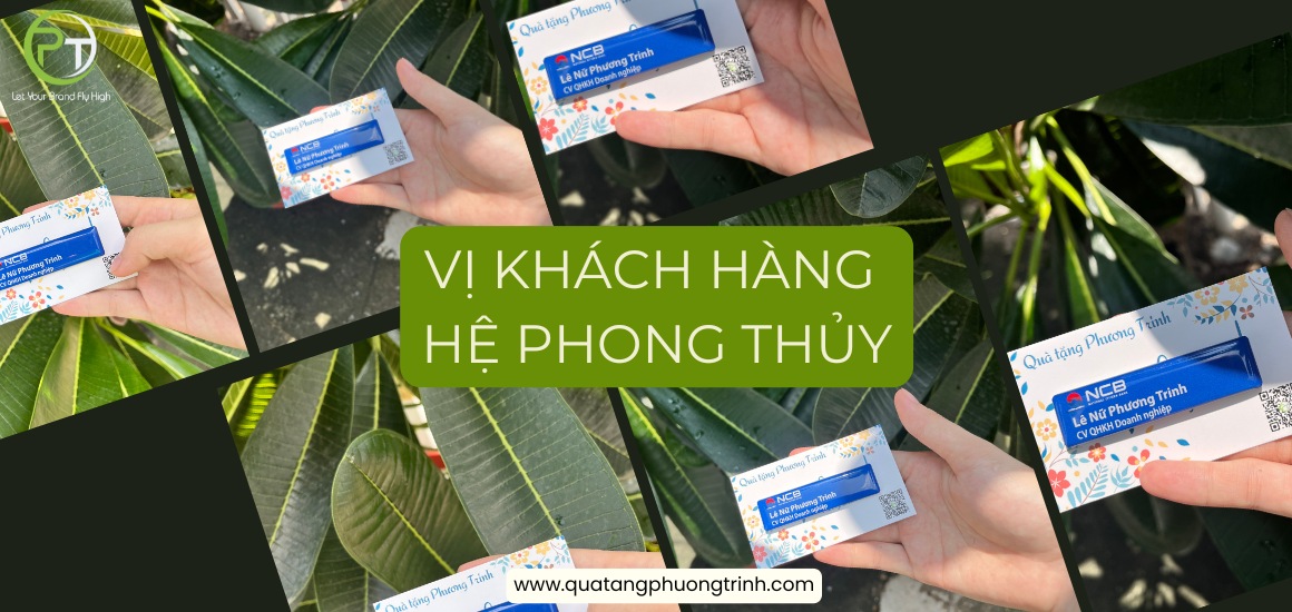 Khách hàng thuộc hệ phong thủy - Quà tặng Phương Trinh