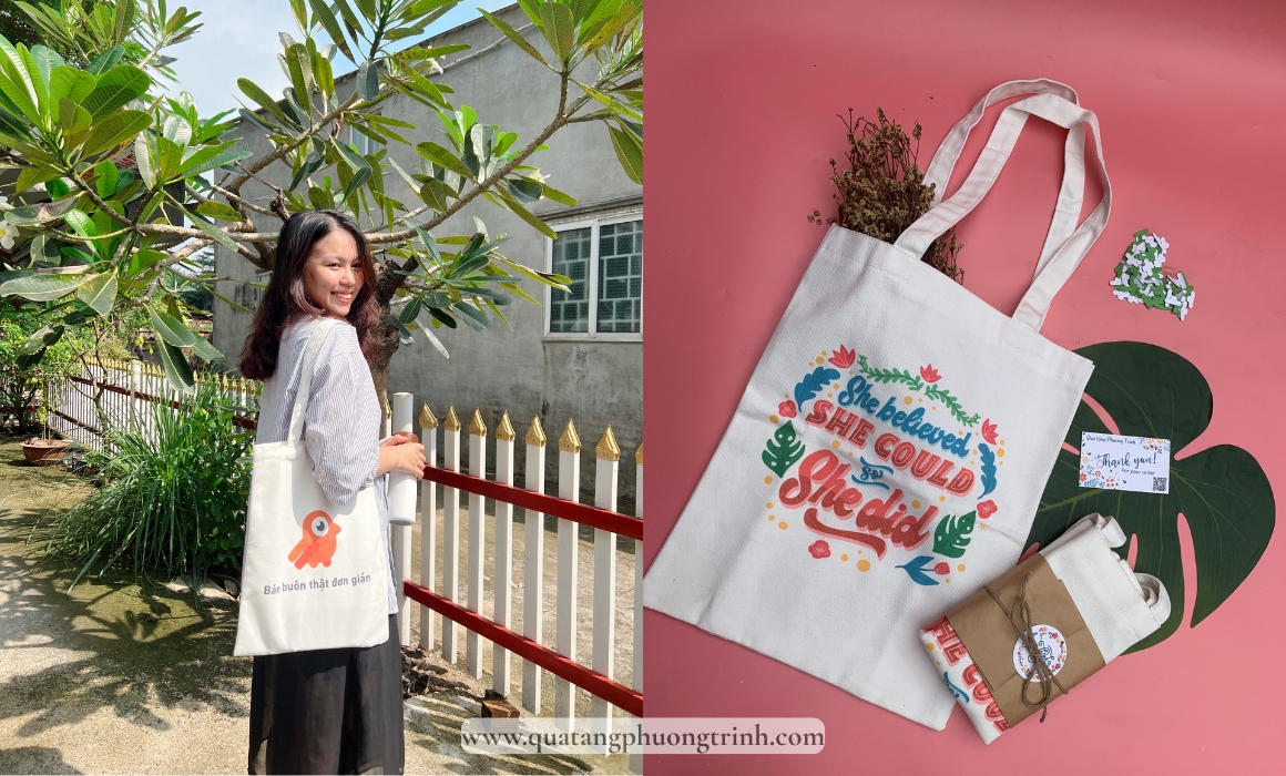 Túi canvas thân thiện với môi trường