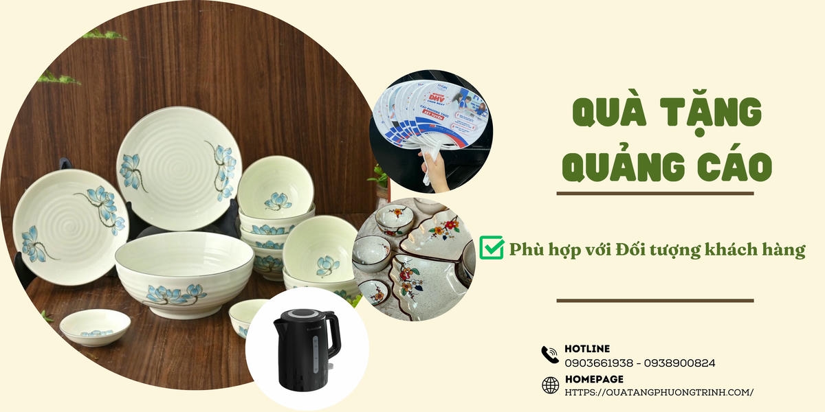 Quà tặng gia dụng in ấn logo thương hiệu được áp dụng nhiều trong các chương trình quà tặng quảng cáo